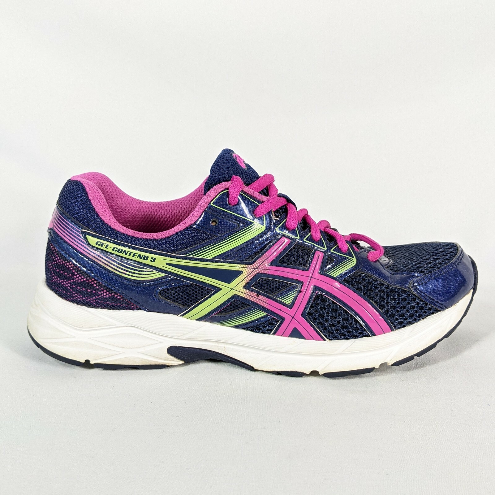 Asics Womens Running Size 6 Pink Blue Green | eBay