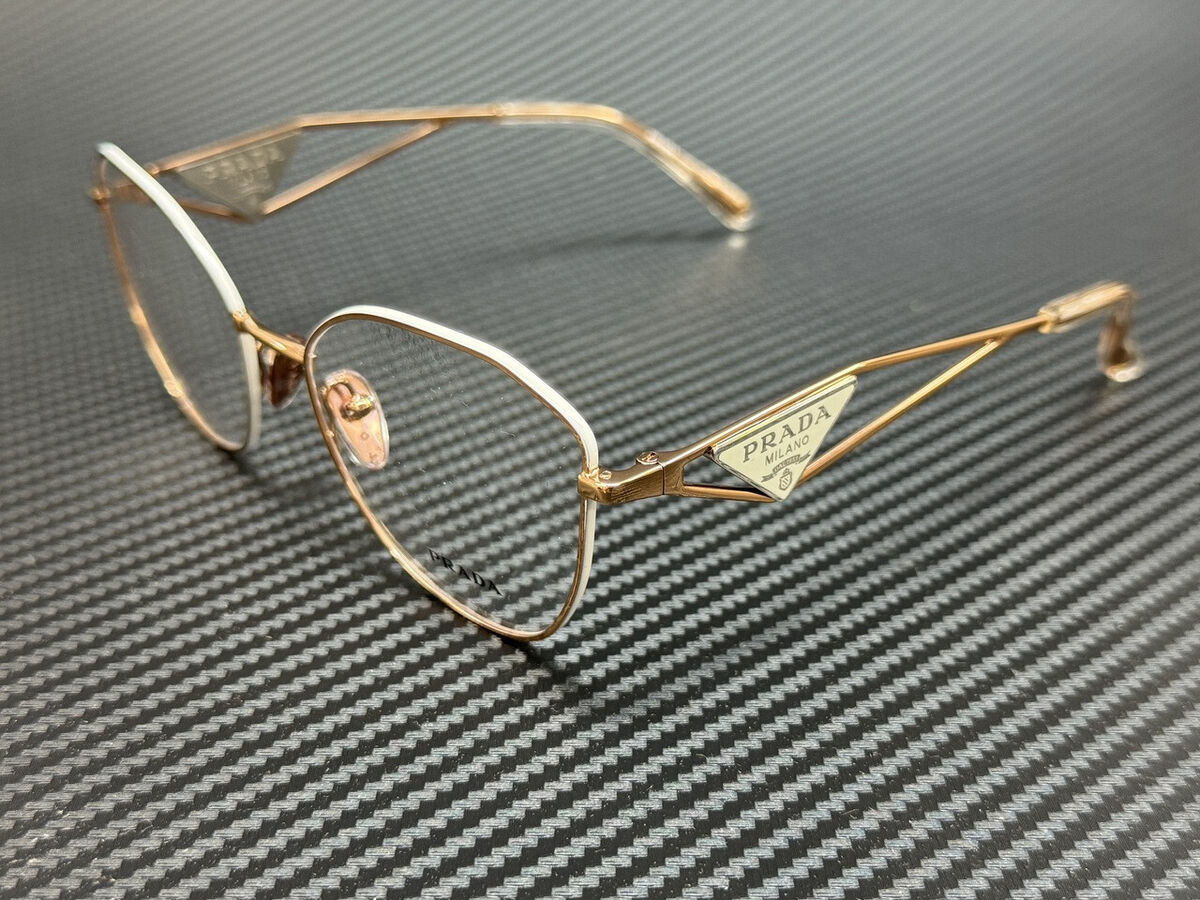 【未使用】Prada Womens Eyeglass Frames Amazon.com: Prada PR 02ZV Crystal 54/17/140 women Eyewear