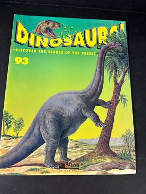 1 Vintage Dinosaurs! Atlas Partworks 1990's ISSUE #93