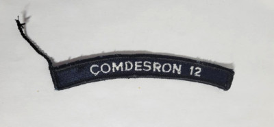 US Navy COMDESRON 12 U.S. Navy Destroyer Squadron 12 ''Scrapperoos'' Segment Patch