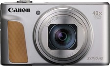 Canon Power Shot SX740 HS 20.3MP 4K Digital Camera 40x Optical Zoom Wi-Fi Silver