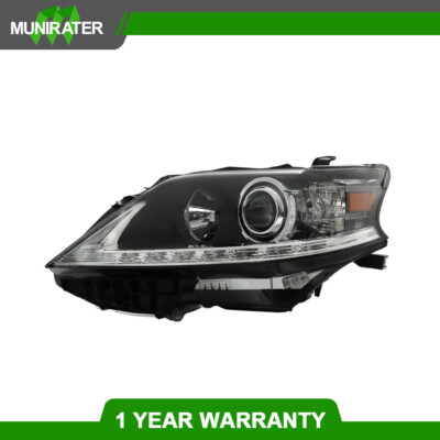 w/o AFS HID Xenon Halogen LED DRL Headlight For 2013-2015 Lexus RX350 RX450h LH