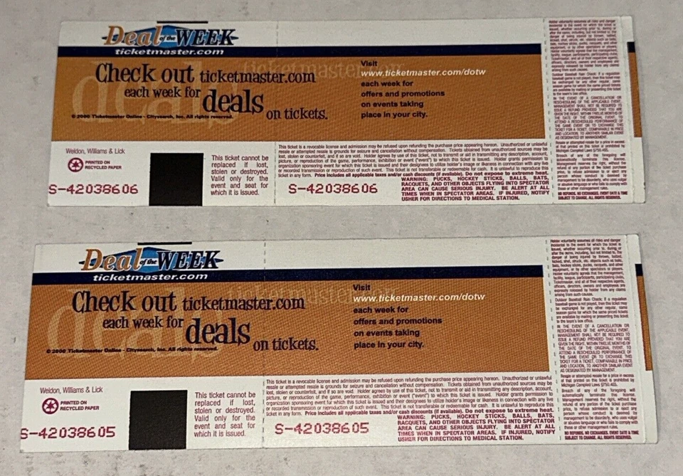 Yankees Tigers Ticket Stub Martinez Posada Soriano HR Pettitte Win 7/19/2001 - Image 2 of 2