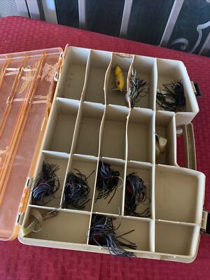 FENWICK FISHING TACKLE BOX #30 WOODSTREAM 2 SIDED FILLED WITH MISC. ITEMS | eBay FENWICK FISHING TACKLE BOX #30 WOODSTREAM 2 SIDED FILLED WITH MISC. ITEMS | eBay