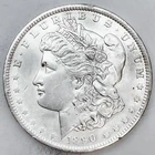 1890  BU  UNCIRCULATED  MORGAN SILVER DOLLAR 90% SILVER $1 US COIN -NICE!  J84