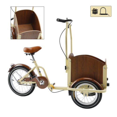 Children/Lady Folding Pet Dog Bicycle Cart Reverse Three-wheel Bike E4 T09