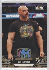 2023 Upper Deck AEW All Elite Wrestling Gold Memorabilia Dax Harwood #50 1u6