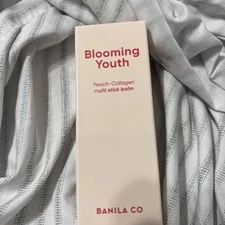 BANILA CO Blooming Youth Peach Collagen Multi Moisture Stick Balm 10.5g NIB