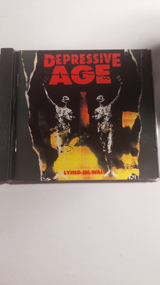 DEPRESSIVE AGE- LYING IN WAIT-CD GUN RECORDS 1994-NEUWERTIG MIT COVEREINSCHNITT