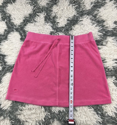 Lilly Pulitzer Women’s White Label Pink Terry Cloth Mini Skirt Size M - Picture 4 of 11