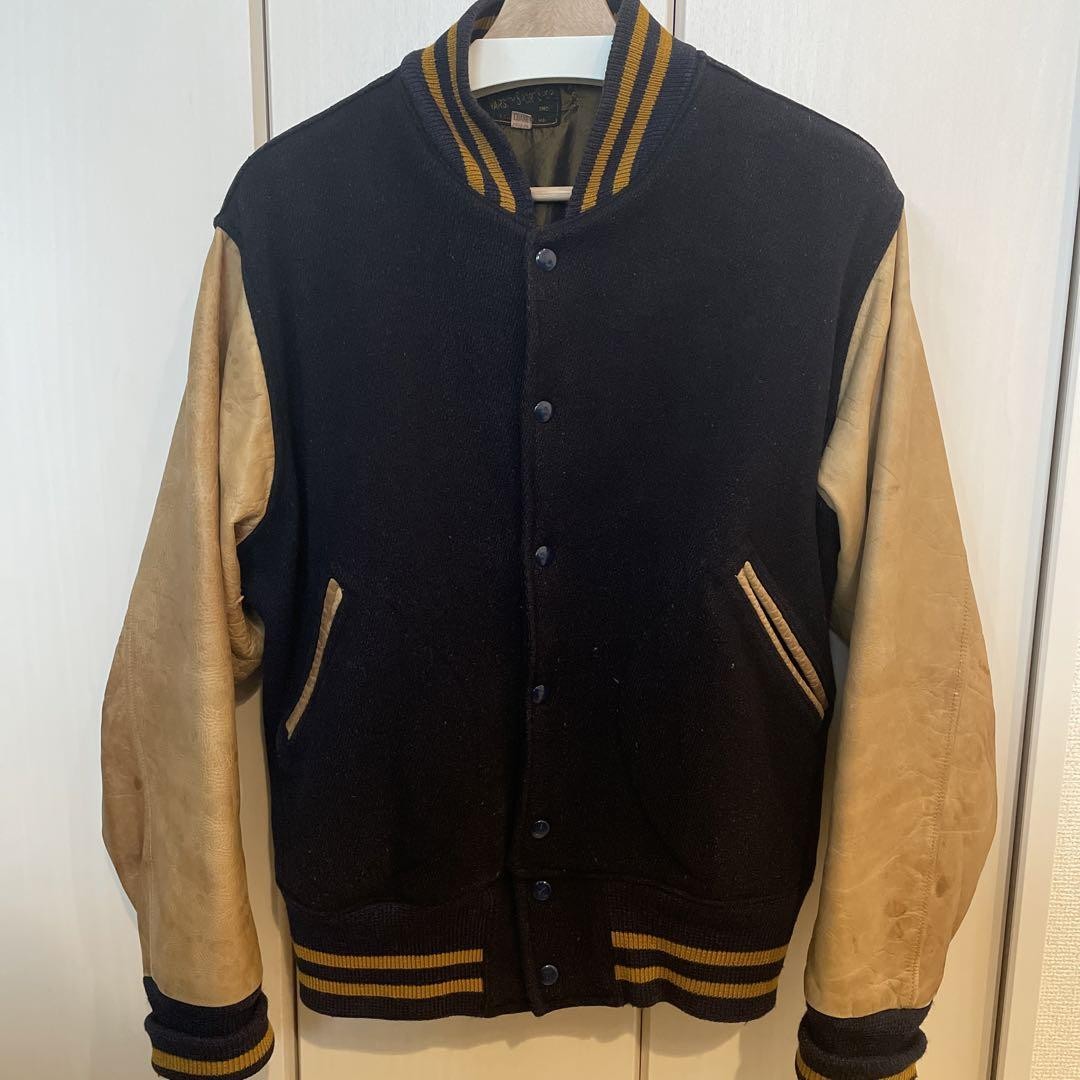 ジャケット・アウター 80s usmade Sleeve leather stadium jumper $_57.JPG?set_id=880000500F