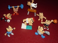 JEUX OLYMPIQUES Cobi Offizielle Maskottchen Barcelona 1992 8 Figuren EO Mariscal