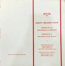 Johann Sebastian Bach, Friederike Sailer, Claudia Hellmann, Helmut Krebs, Erich