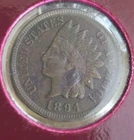 1894 Indian Head Cent 1c, Better Date, XF Condition Pulled From Storage 🔥