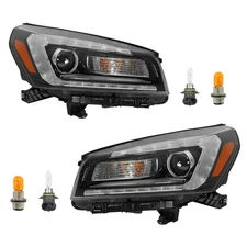 For GMC Acadia Limited 2013-2016 17 LED Projector Headlights Headlamps Assembly