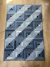 Handmade Denim Quilt 43x65 Inches