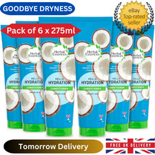 ✅6 Pack Herbal Essences Hello Hydration Conditioner 6x275ml Infused with Coconut 8.78 per litre