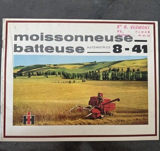 Prospectus Batteuse IH / Fendt No Tracteur Someca Ih Deutz Brochure