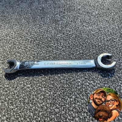#ad Craftsman 15mm x 17mm Flare Nut Line Wrench 42098 D AD $19.87