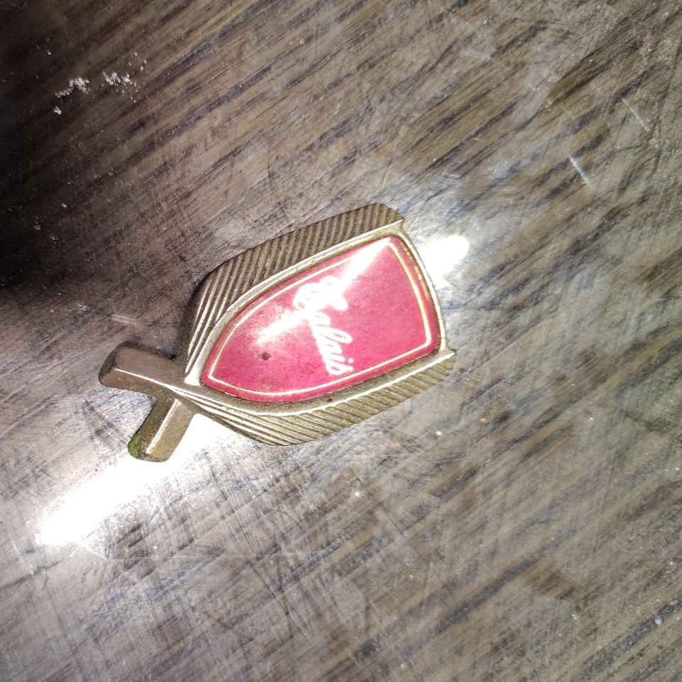 Oldsmobile Cutlass Calais 1978-1984 techo pilar emblema insignia logotipo placa de identificación Foto 4 de 4