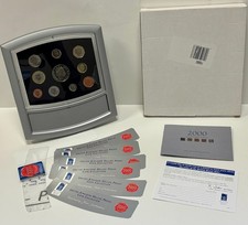UK 2000 Royal Mint Proof Coin Set - Coins for the New Millennium  New in the box