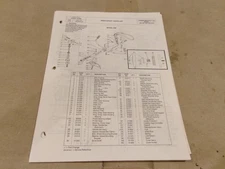 POULAN WEED EATER PARTS LIST TRIMMER/BRUSHCUTTER MODEL 600 607 608 609 698
