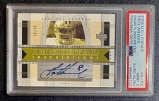 2004 TROY AIKMAN UPPER DECK LEGENDS AUTOGRAPH #II-TA PSA 9 MINT 16/45 RARE CARD