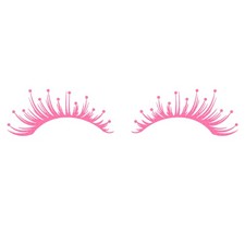 Car Headlight Eyelash Stickers Reflective Eyebrow Lashes Car Body Decoration