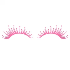 Car Headlight Eyelash Stickers Reflective Eyebrow Lashes Car Body Decoration