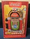 1990's Coca-Cola Vintaged 1950's Song Cookie Jar Jukebox Retro Rock&Roll Ceramic