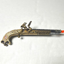 1760 Scottish Flintlock Pistol Replica - Revolutionary War w/ Orange Tip