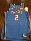 Shai Gilgeous-Alexander Autographed OKC Thunder Signed Finals Jersey NBA, NO COA