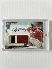 2023 Topps Inception MLB Reds RC Graham Ashcraft RPA Patch Auto NICE /50