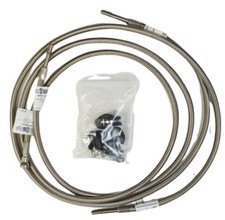Quick Fix Fuel Line Kit Fits 2004-2006 Gmc Yukon Wo Filter Stainless Qff0009ss