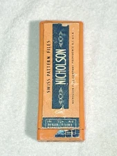 Nicholson Swiss Pattern Needle Files - Set Of 12 - No. 0 Cut, 3.25", 1/8"...