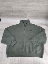 Set Active Los Angeles Essential Hoodie Mens XL Taupe Collar Green Oversized USA