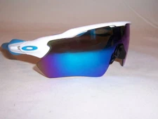 New Oakley Sunglasses RADAR EV PATH OO9208-57 WHITE/SAPPHIRE 9208 AUTHENTIC