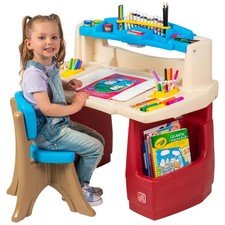 Step2 Kids' Art Desk and Chair – Creative Play Station (54.4 x 90 x 79.4 cm)
