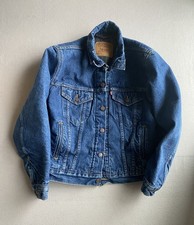 Vintage Levis Denim Jean Trucker Jacket Type 3 Dark USA Made M