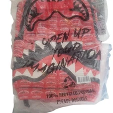 NWT Sprayground Limited Edition Red and Black Limited Edition Shark Backpack