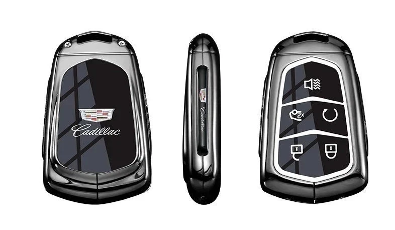Funda protectora para llavero remoto para Cadillac CT4 CT5 SRX XT6 Escalade ESV Foto 2 de 3