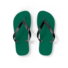 Turf Green Flip Flops, Sandals Slides, Summer Footwear, Brand New
