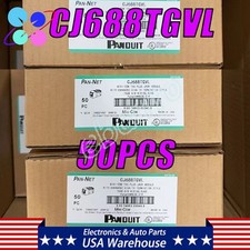 NEW Fits Panduit Giga TX Cat6 jack Violet CJ688TGVL BOX OF 50. Free shipping