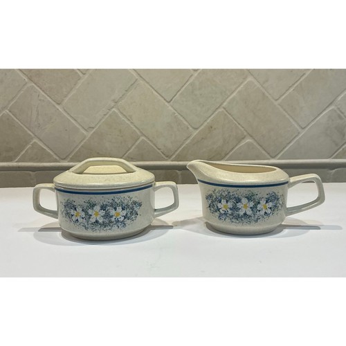 Vintage Lenox Temper-ware Creamer & Sugar with Lid