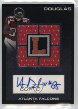 2008 Topps Letterman Auto Quad Relics /75 Harry Douglas #AQR-HD Auto 0ym4