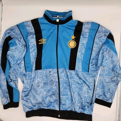Inter Milan Umbro Retro Track Jacket 1997/98 Size S Fits Like M Vintage