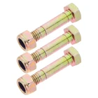3 Pcs Snow Blower Maintenance Parts Replacement Shear Bolt with Nuts