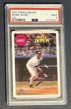 Derek Jeter 2011 Topps Lineage 3-D PSA 9 New York Yankees