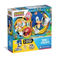 8005125297962 Cle Puzzle 180 Superkolor Superkolor Sonic 29796 Clementoni