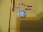 1943  UNCIRCULATED WALKING LIBERTY HALF DOLLAR  NICE BID NOW